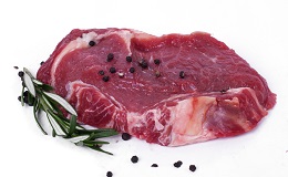 Raw steak